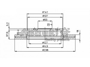 ASHUKI T601-08 stabdžių diskas 
 Dviratė transporto priemonės -> Stabdžių sistema -> Stabdžių diskai / priedai
0 986 478 438/BOSCH, 09.5536.20/BREMBO