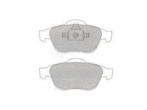 AISIN ASN-2250 stabdžių trinkelių rinkinys, diskinis stabdys
7701206599