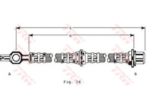 TRW PHD179 stabdžių žarnelė 
 Stabdžių sistema -> Stabdžių žarnelės
9008047023, 9094702532, 9094702550