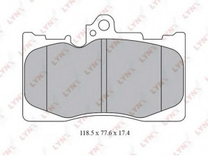 LYNXauto BD-7566 stabdžių trinkelių rinkinys, diskinis stabdys 
 Techninės priežiūros dalys -> Papildomas remontas
04465-22340, 04465-30400, 04465-30410