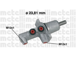 METELLI 05-0617 pagrindinis cilindras, stabdžiai 
 Stabdžių sistema -> Pagrindinis stabdžių cilindras
000 431 71 01