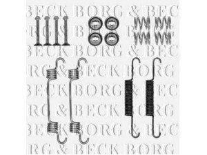 BORG & BECK BBK6318 priedų komplektas, diskinių stabdžių trinkelės 
 Stabdžių sistema -> Diskinis stabdys -> Stabdžių dalys/priedai