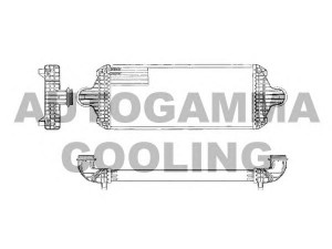 AUTOGAMMA 101930 tarpinis suslėgto oro aušintuvas, kompresorius
6705000101, 6705000201, 6705000301