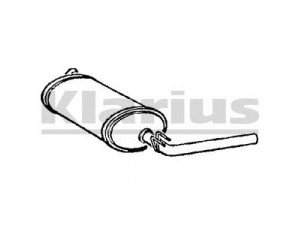 KLARIUS 210351 galinis duslintuvas 
 Išmetimo sistema -> Duslintuvas
7700788413