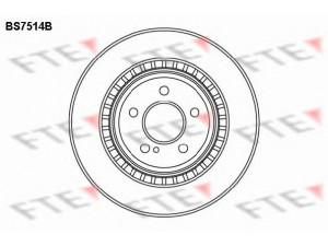 FTE BS7514B stabdžių diskas 
 Stabdžių sistema -> Diskinis stabdys -> Stabdžių diskas
211 423 10 12