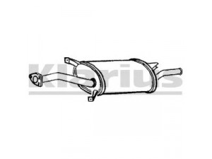 KLARIUS CL192B galinis duslintuvas 
 Išmetimo sistema -> Duslintuvas
MB127069, MB957279, MR127069
