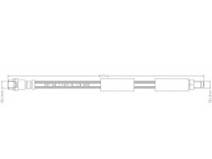 REMKAFLEX 4156 stabdžių žarnelė 
 Stabdžių sistema -> Stabdžių žarnelės
2114200848, 2204200048, 2304200048