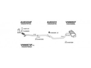 VENEPORTE 800295 išmetimo sistema 
 Išmetimo sistema -> Išmetimo sistema, visa
