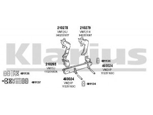 KLARIUS 930344E išmetimo sistema 
 Išmetimo sistema -> Išmetimo sistema, visa
