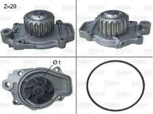 VALEO 506028 vandens siurblys 
 Aušinimo sistema -> Vandens siurblys/tarpiklis -> Vandens siurblys
19200-PE0-515, 19200-PE0-660, 19200-PE0-661