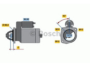 BOSCH 0 986 013 240 starteris 
 Elektros įranga -> Starterio sistema -> Starteris
5558 36, 5802 36, 5802 50, 5802 92