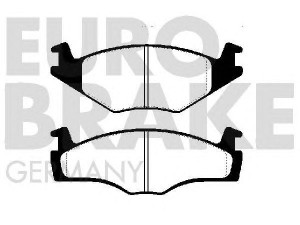 EUROBRAKE 5502229969 stabdžių trinkelių rinkinys, diskinis stabdys 
 Techninės priežiūros dalys -> Papildomas remontas
191698151C, 321698151G, 191698151J