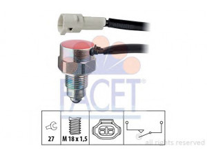 FACET 7.6162 jungiklis, atbulinės eigos žibintas 
 Elektros įranga -> Šviesų jungikliai/relės/valdymas -> Šviesų jungiklis/svirtis
24750-67J00-000, 25354-82D00-000