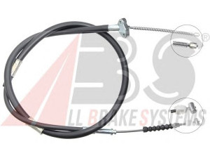 A.B.S. K14012 trosas, stovėjimo stabdys 
 Stabdžių sistema -> Valdymo svirtys/trosai
4642029025