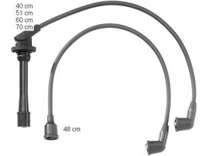 BERU ZEF826 uždegimo laido komplektas 
 Kibirkšties / kaitinamasis uždegimas -> Uždegimo laidai/jungtys
19901-87183