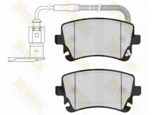 Brake ENGINEERING PA1585 stabdžių trinkelių rinkinys, diskinis stabdys 
 Techninės priežiūros dalys -> Papildomas remontas
3D0698451, 3D0698451A