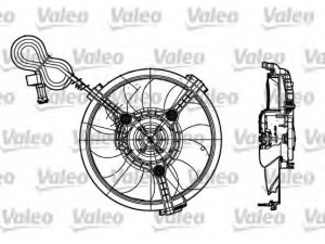 VALEO 698182 ventiliatorius, radiatoriaus 
 Aušinimo sistema -> Oro aušinimas
8D0959455B, 8D0959455B