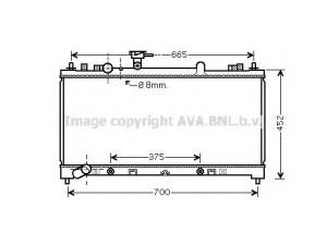 AVA QUALITY COOLING MZ2220 radiatorius, variklio aušinimas 
 Aušinimo sistema -> Radiatorius/alyvos aušintuvas -> Radiatorius/dalys
L51715200C