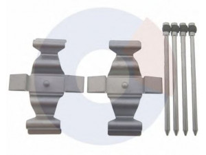 CARRAB BRAKE PARTS 2518 priedų komplektas, diskinių stabdžių trinkelės 
 Stabdžių sistema -> Diskinis stabdys -> Stabdžių dalys/priedai