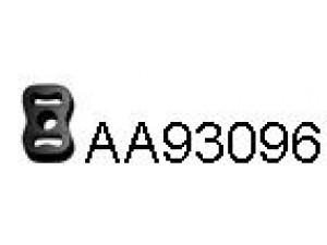 VENEPORTE AA93096 guminė juosta, išmetimo sistema
1329874, 1329646, 3291389