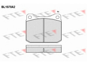 FTE BL1070A2 stabdžių trinkelių rinkinys, diskinis stabdys 
 Techninės priežiūros dalys -> Papildomas remontas
281 698 151, 281 698 151 B, 481 615 115