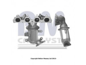 BM CATALYSTS BM91061H katalizatoriaus keitiklis 
 Išmetimo sistema -> Katalizatoriaus keitiklis
18160P2EG00, 18160P2EG01, 18160P2EG02