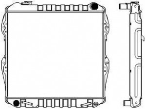 SAKURA  Automotive 1461-0310 radiatorius, variklio aušinimas