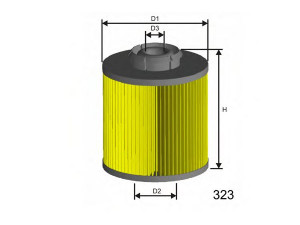 MISFAT F017 kuro filtras 
 Degalų tiekimo sistema -> Kuro filtras/korpusas
0000901251, 0000901551, 9060900051