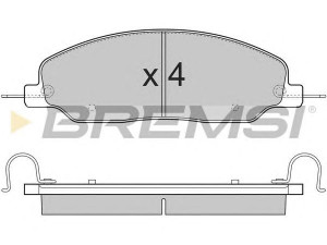 BREMSI BP3312 stabdžių trinkelių rinkinys, diskinis stabdys 
 Techninės priežiūros dalys -> Papildomas remontas
4R332001AB, 4R332001BA, 4R3Z2001AA