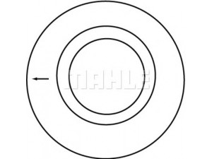 MAHLE ORIGINAL 224-3517 stūmoklis 
 Variklis -> Cilindrai/stūmokliai
3917619