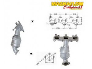 MAGNAFLOW 83425 katalizatoriaus keitiklis 
 Išmetimo sistema -> Katalizatoriaus keitiklis
2851037130