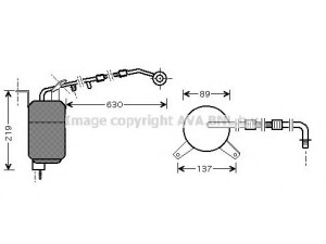AVA QUALITY COOLING FDD111 džiovintuvas, oro kondicionierius 
 Oro kondicionavimas -> Džiovintuvas
1138446, 1S7H19E647AA, 1S7H19E647AH