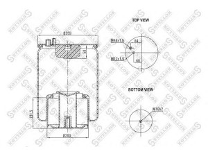 STELLOX 84-00134-SX dėklas, pneumatinė pakaba
81436006038, 81436016038