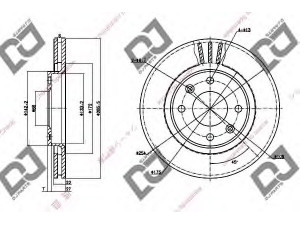 DJ PARTS BD1270 stabdžių diskas 
 Dviratė transporto priemonės -> Stabdžių sistema -> Stabdžių diskai / priedai
4246W1, 4246W7