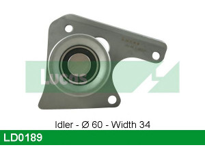 LUCAS ENGINE DRIVE LD0189 įtempiklio skriemulys, paskirstymo diržas