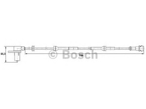 BOSCH 0 265 006 225 jutiklis, rato greitis 
 Elektros įranga -> Jutikliai