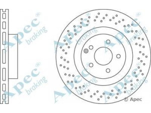 APEC braking DSK2683 stabdžių diskas 
 Dviratė transporto priemonės -> Stabdžių sistema -> Stabdžių diskai / priedai
2214210012, 2214211112
