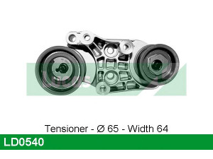 LUCAS ENGINE DRIVE LD0540 įtempiklio skriemulys, paskirstymo diržas