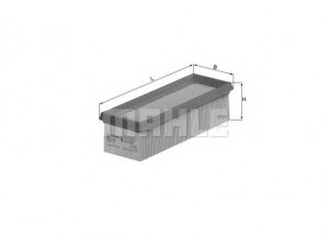 KNECHT LX 788 oro filtras 
 Filtrai -> Oro filtras
1654600QAL, 8200104272