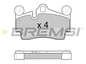 BREMSI BP3097 stabdžių trinkelių rinkinys, diskinis stabdys 
 Techninės priežiūros dalys -> Papildomas remontas
4L0698451D, 7L0615415B, 7L0698451