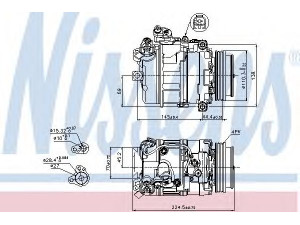 NISSENS 89199 kompresorius, oro kondicionierius 
 Oro kondicionavimas -> Kompresorius/dalys
64506901781, 64509175481, 64526921649