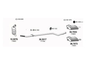 ASSO ART3897 išmetimo sistema 
 Išmetimo sistema -> Išmetimo sistema, visa