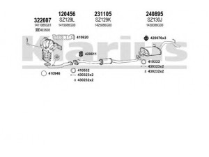 KLARIUS 820123E išmetimo sistema 
 Išmetimo sistema -> Išmetimo sistema, visa