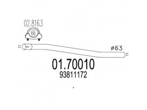 MTS 01.70010 išleidimo kolektorius
93811172