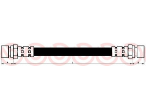 BREMBO T 85 087 stabdžių žarnelė 
 Stabdžių sistema -> Stabdžių žarnelės
46834651, 46834651, 005312587, 6U0611707
