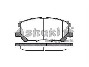 ASHUKI 1080-5212 stabdžių trinkelių rinkinys, diskinis stabdys 
 Techninės priežiūros dalys -> Papildomas remontas
04465-0W050, 04465-0W070, 04465-48080