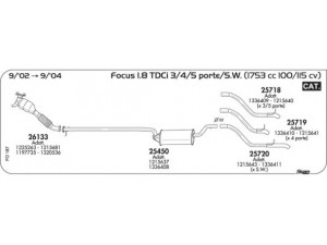 AKS DASIS SGFO187 išmetimo sistema