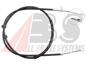 A.B.S. K12049 trosas, stovėjimo stabdys 
 Stabdžių sistema -> Valdymo svirtys/trosai
4634205085