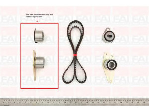 FAI AutoParts TBK43 paskirstymo diržo komplektas 
 Techninės priežiūros dalys -> Papildomas remontas
7701468167