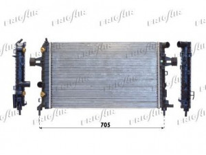 FRIGAIR 0107.3086 radiatorius, variklio aušinimas 
 Aušinimo sistema -> Radiatorius/alyvos aušintuvas -> Radiatorius/dalys
1300265, 13145210